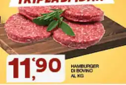 Quick Sisa Hamburger di bovino offerta