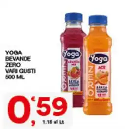 Quick Sisa Yoga bevande zero offerta