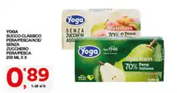 Quick Sisa Yoga succo classico pera/pesca/ace senza zucchero offerta