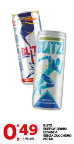 Quick Sisa Blitz energy drink offerta