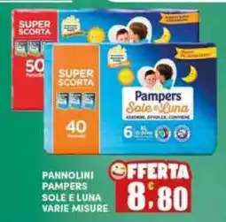 Maury's Pannolini Pampers Sole e Luna offerta
