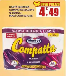 Maury's Carta igienica compatta Maurys offerta