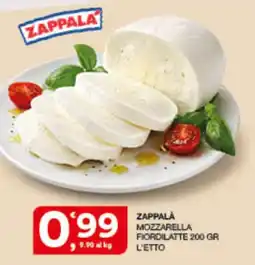Quick Sisa Zappalà Mozzarella Fiordilatte offerta