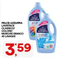 Quick Sisa Felce Azzurra lavatrice classico offerta