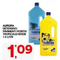 Quick Sisa Detersivo pavimenti Fiorita/Tropicale/Verde Aurora offerta