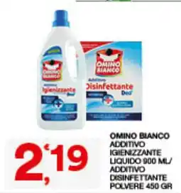 Quick Sisa Omino Bianco Additivo Igienezzante offerta