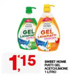 Quick Sisa Sweet Home piatti gel acetolo limone offerta