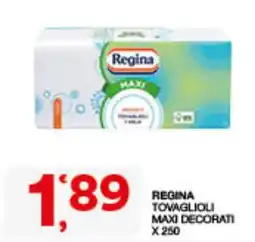 Quick Sisa Regina tovaglioli maxi decorati offerta