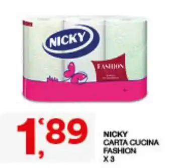 Nicky carta cucina fashion