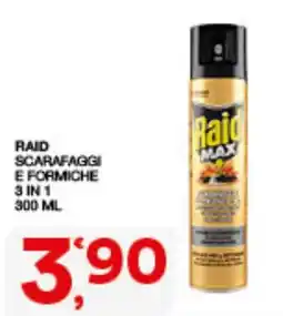 Quick Sisa Raid scarafaggi e formiche 3 in 1 offerta