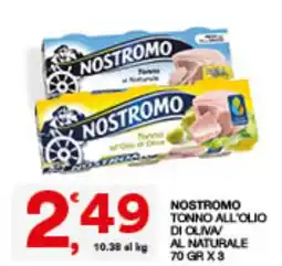 Quick Sisa Nostromo tonno all'olio di oliva al naturale offerta
