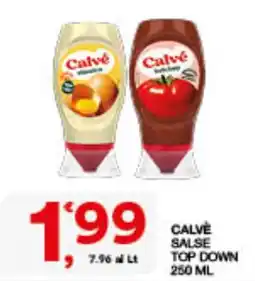 Quick Sisa Calvé Salse Top Down offerta