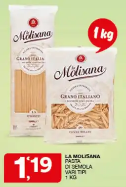 Quick Sisa La Molisana pasta di semola offerta