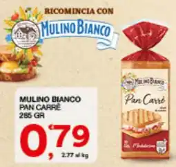 Quick Sisa Mulino Bianco Pan Carré offerta