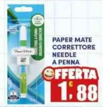 Paper mate correttore needle a penna
