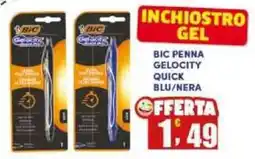 Maury's Bic penna gelocity quick blu/nera offerta