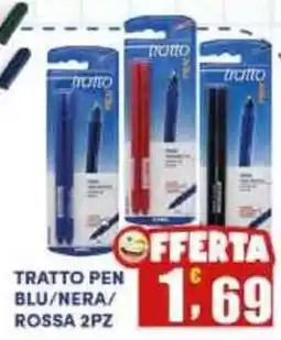 Maury's Tratto pen blu/nera/rossa offerta