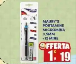 Maury's Maury's Portamine Micromina offerta