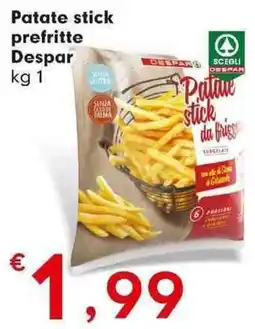 Despar Patate stick prefritte Despar offerta