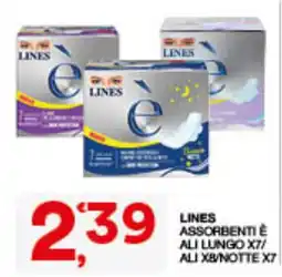 Quick Sisa Lines assorbenti è offerta