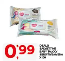 Quick Sisa Salviettine baby talco sensitive/avena offerta