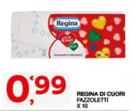 Quick Sisa Regina di cuori fazzoletti offerta