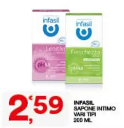Quick Sisa Infasil sapone intimo offerta