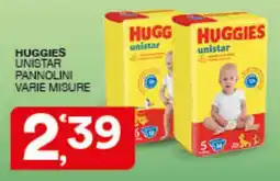 Quick Sisa Huggies unistar pannolini offerta