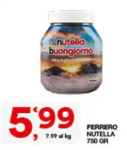 Quick Sisa Nutella buongiorno offerta