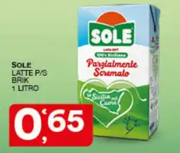 Quick Sisa Sole latte p/s parzialmente scremato offerta