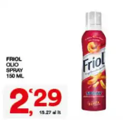 Quick Sisa Friol olio spray offerta