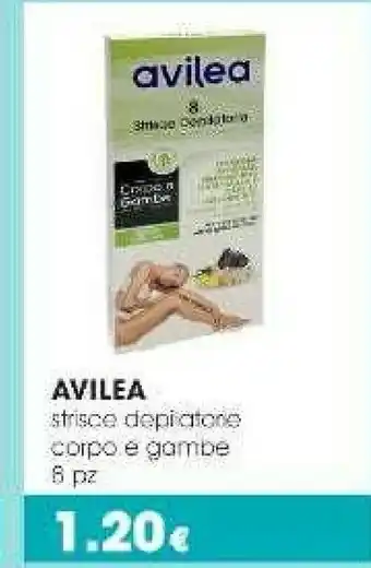 Tigotà Avilea strisce depilatorie corpo e gambe 8 pz offerta