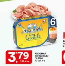 Quick Sisa Asdomar tonno olio di semi offerta