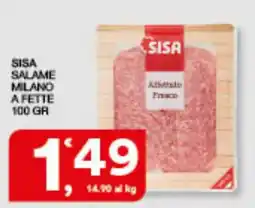 Quick Sisa Sisa salame milano offerta