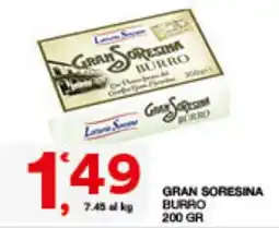 Quick Sisa Gran Soresina burro offerta