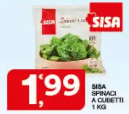 Quick Sisa Sisa spinaci a cubetti offerta