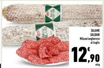 Conad Galbani salame offerta