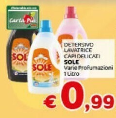 Crai Detersivo lavatrice capi delicati offerta