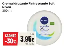 Coop famiglia cooperativa Crema Idratante Rinfrescante Soft Nivea offerta