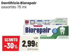 Coop famiglia cooperativa Dentifricio Biorepair offerta