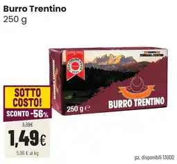 Coop famiglia cooperativa Burro Trentino offerta