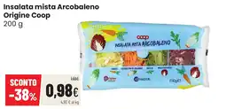 Coop famiglia cooperativa Insalata mista Arcobaleno Origine Coop offerta