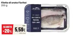 Coop famiglia cooperativa Filetto di orata Fiorital offerta
