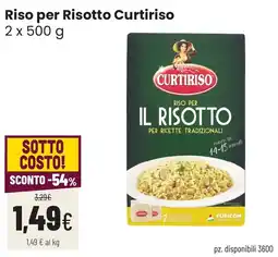 Coop famiglia cooperativa Riso per Risotto Curtiriso offerta