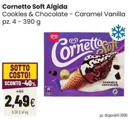 Coop famiglia cooperativa Cornetto Soft Algida Cookies & Chocolate offerta