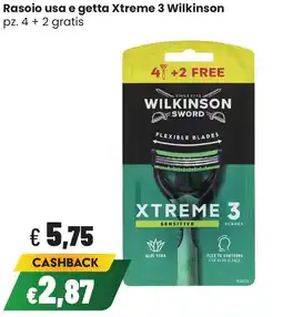 Coop famiglia cooperativa Rasoio usa e getta Xtreme 3 Wilkinson offerta