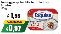 Coop famiglia cooperativa Formaggio spalmabile senza lattosio Exquisa offerta