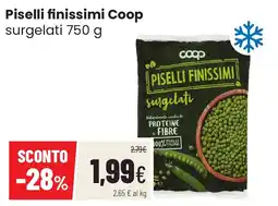 Coop famiglia cooperativa Piselli finissimi Coop offerta