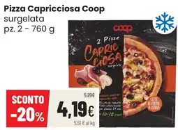 Coop famiglia cooperativa Pizza Capricciosa Coop offerta