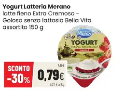 Coop famiglia cooperativa Yogurt Latteria Merano latte fieno Extra Cremoso offerta